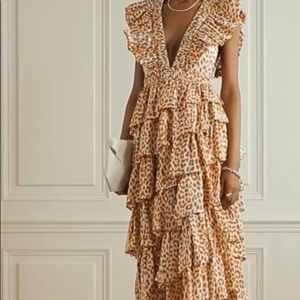 Brand New Fall 2020 Ulla Johnson Cheetah Dress